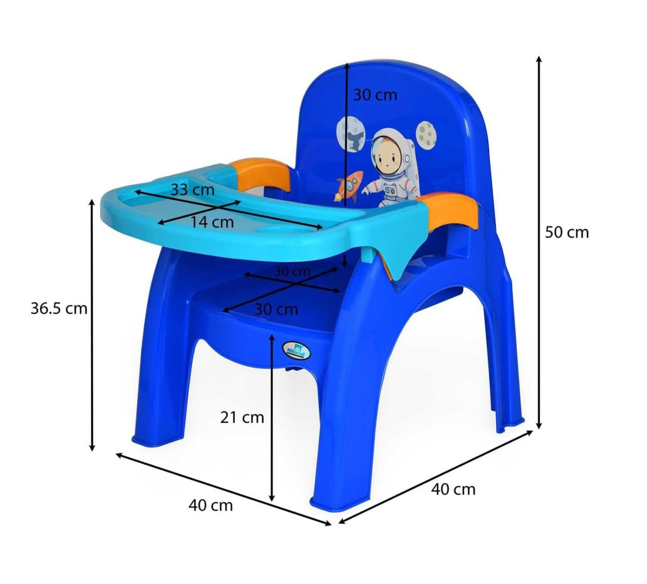 Feeding Chair With Tray & Cup Holder