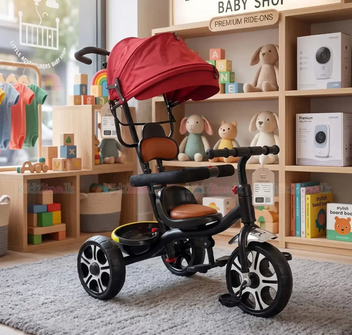 Arrow Tricycle With Canopy Hood