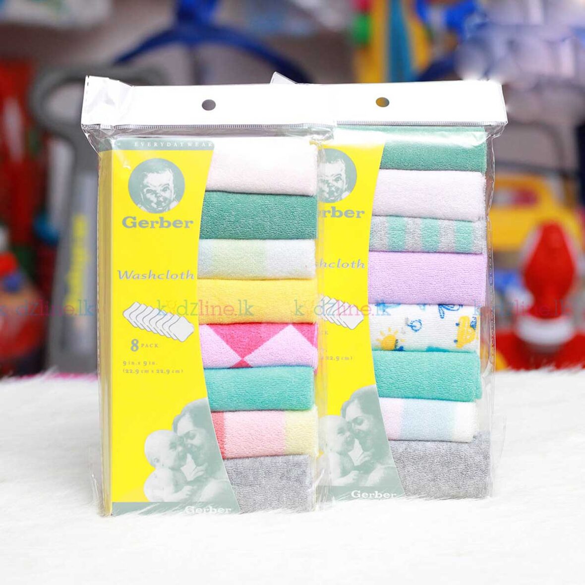 8Pcs Wash Cloth
