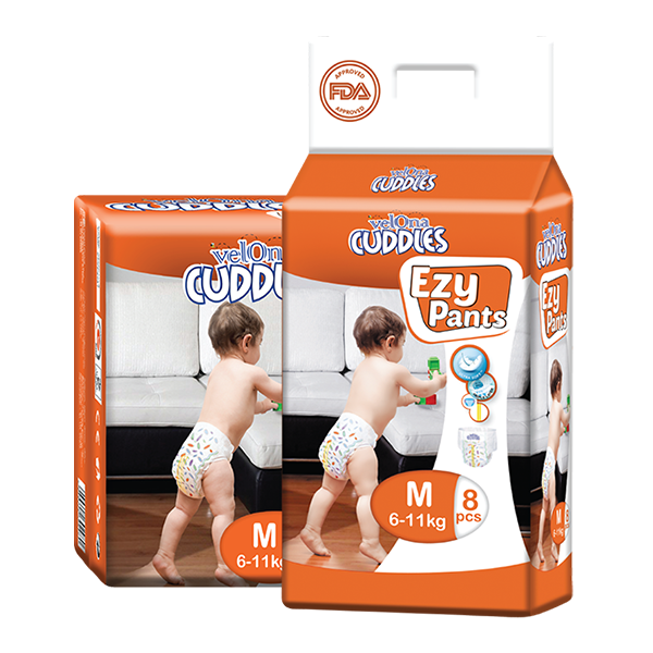 Velona Cuddles Ezy Pant Medium ( M ) – 8Pcs