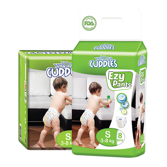 Velona Cuddles Ezy Pant Small ( S ) – 8Pcs