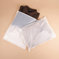 Zipper Bag Frosted Clothing Bags