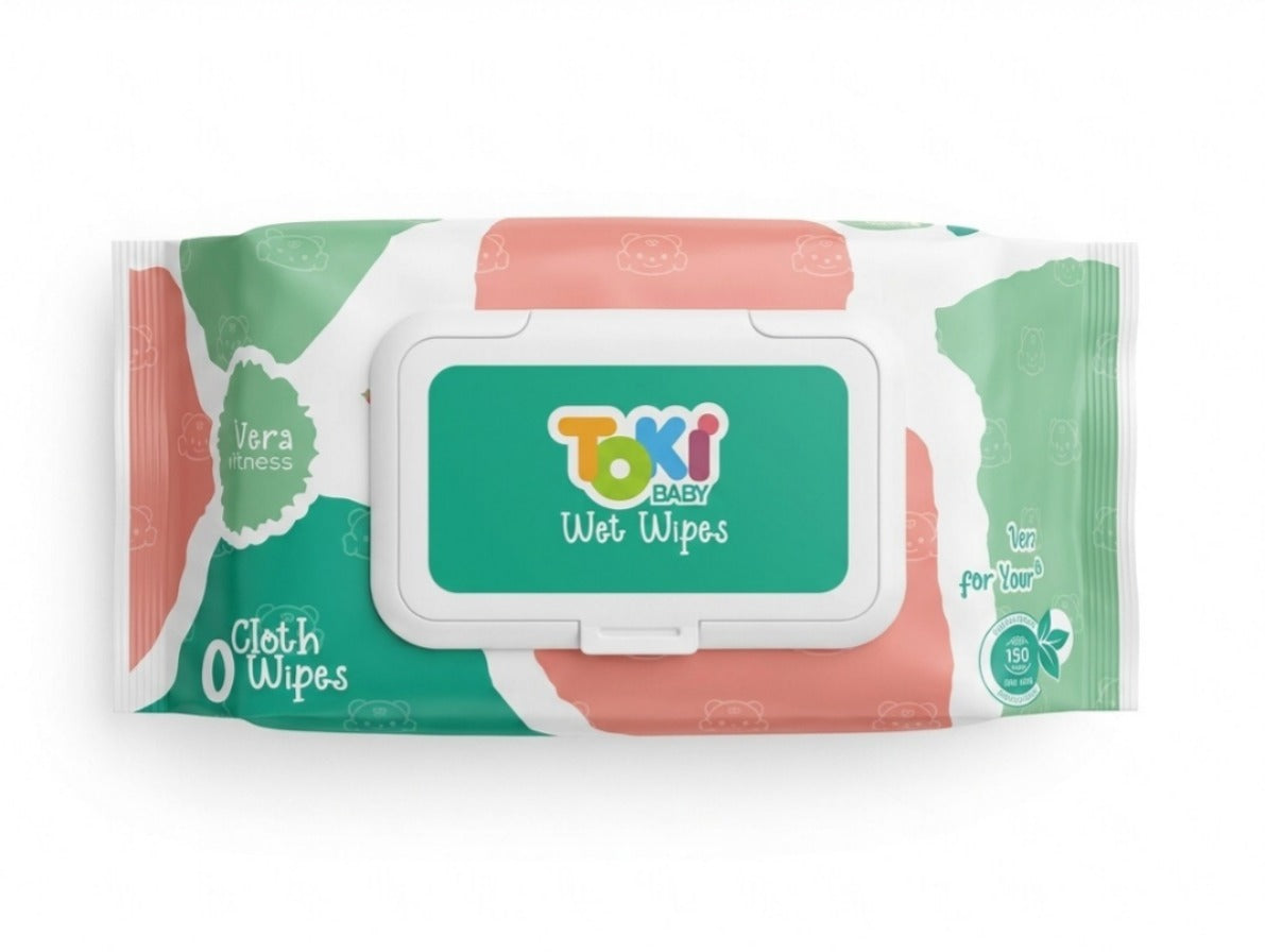 Wet Wipes – With Aloe Vera Extract – 80 Pcs