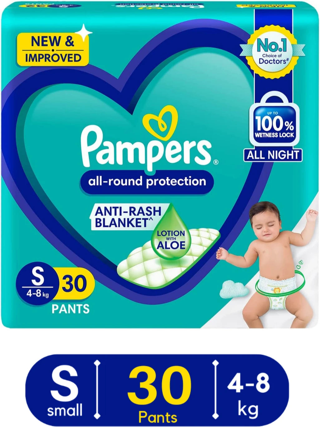 Pampers Small 30Pcs (Pant Type)