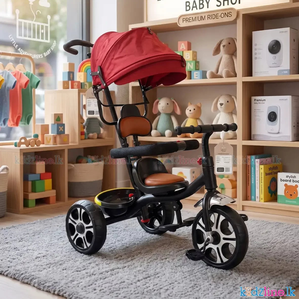 Arrow Tricycle With Canopy Hood