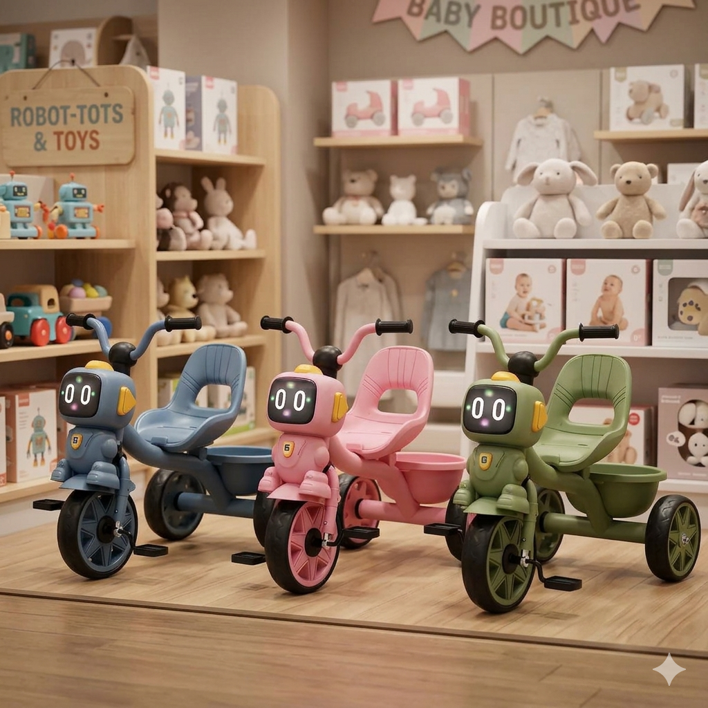 kids tricycle with light and music