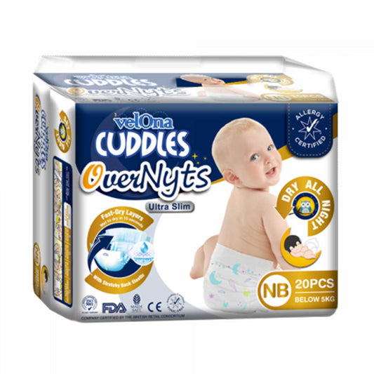Velona Cuddles Over Nyts New Born ( NB ) – 20Pcs