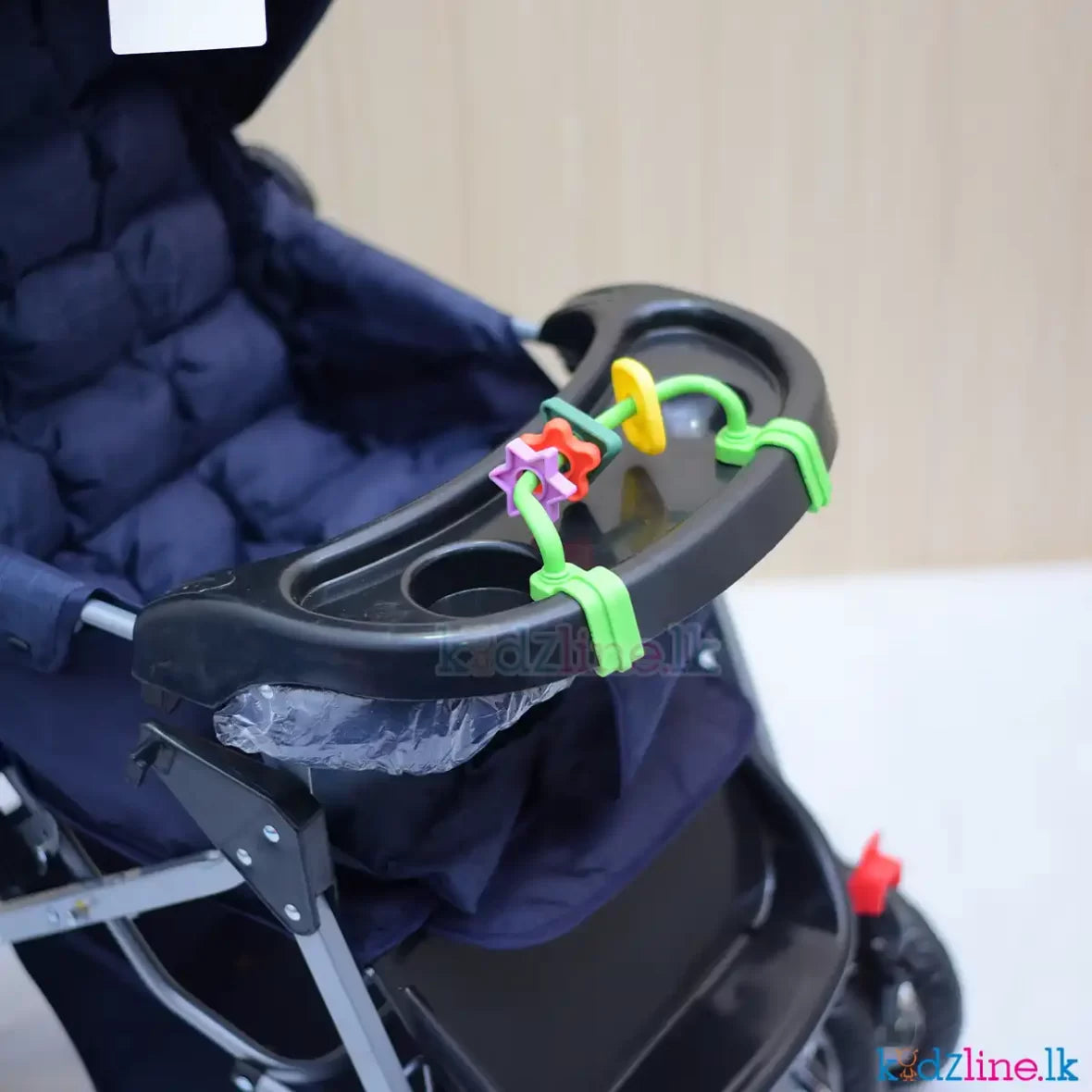 Stroller With Feeding Tray ( BLUE)